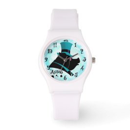 Montre A. J. HOGG SOUHAITER MOON WATCH (Blanc)