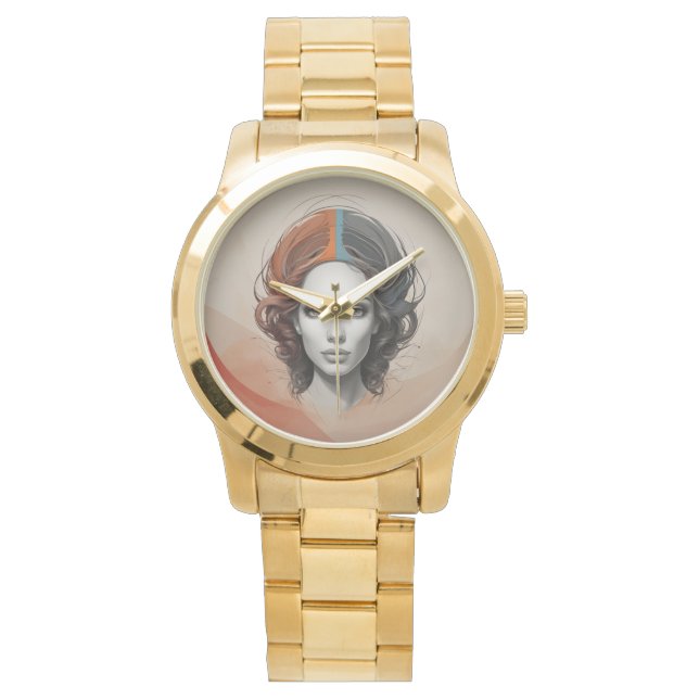 Montre à l'intérieur de la fille vivante (devant)