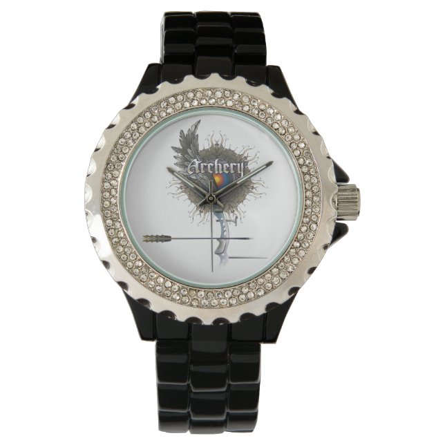 Montre à poignet à arc pour hommes (devant)