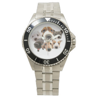Montre à poignet de nez de chiot