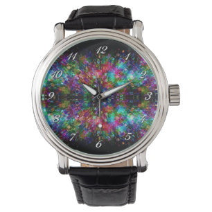 Montre à poignet en verre brisé