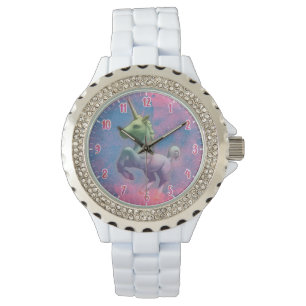 Montre À Poignets Unicorne (Rose)
