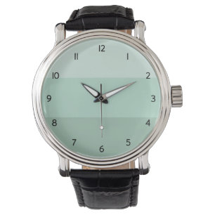 Montre à rayures Ombre Vert