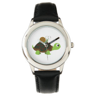 Montre à tortues et escargots