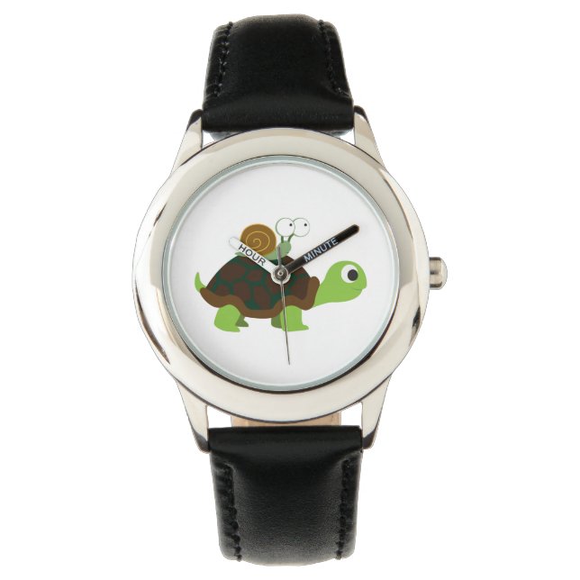 Montre à tortues et escargots (devant)