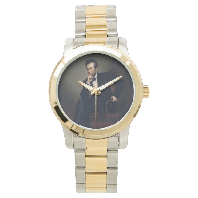 Montre Abraham Lincoln Portrait par George Healy (devant)