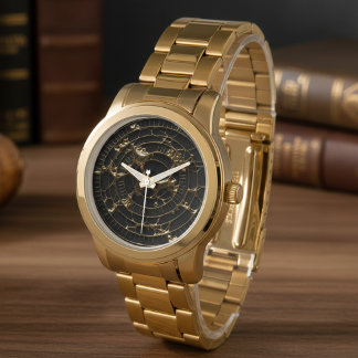 Montre Abstract Obsidian Watch Dial