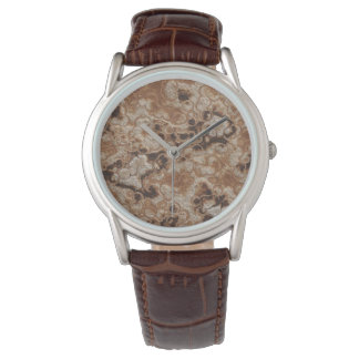Montre Abstrait métallique rouillé