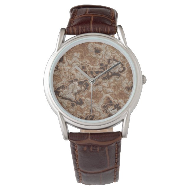 Montre Abstrait métallique rouillé (devant)