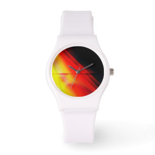 Montre Abstrait rouge