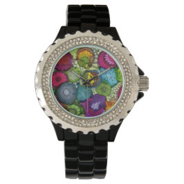 Montre Abstraite colorée