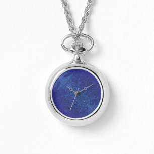 Montre Acceptation   Médaillons de violet violet bleu Ind