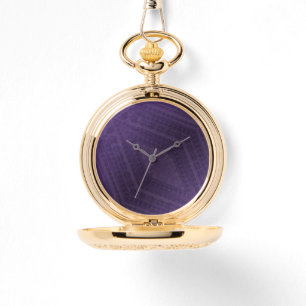 Montre Acceptation   Motif Boho violet écectique