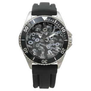Montre - Acier Inoxydable classique - Nuts et boul