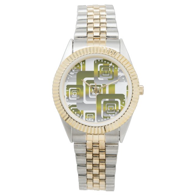 Montre Activate My Heart Pattern Silver (devant)