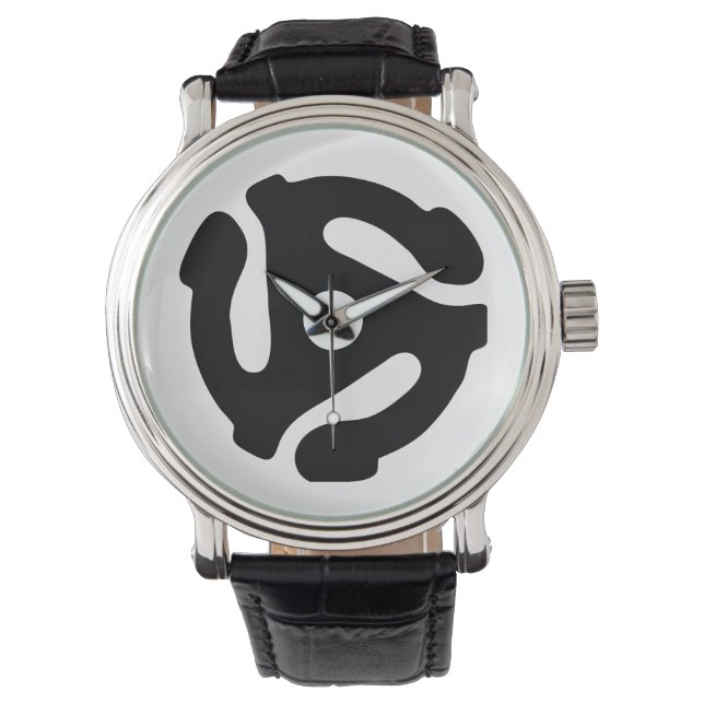 Montre Adaptateur vinyle de 7 pouces 45 tr/min insérez l' (devant)