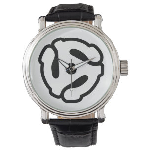 Montre Adaptateur vinyle de 7 pouces 45 tr/min insérez l'