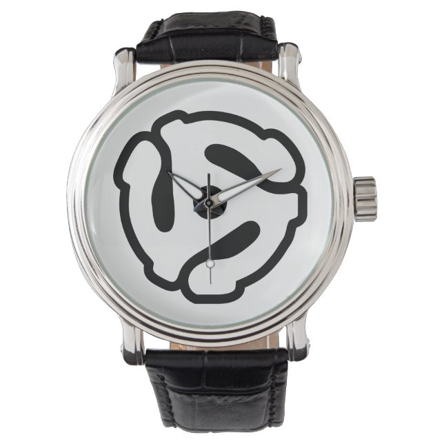 Montre Adaptateur vinyle de 7 pouces 45 tr/min insérez l' (devant)