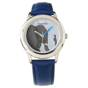 Montre Adorable éléphant et mignonne coccinelle