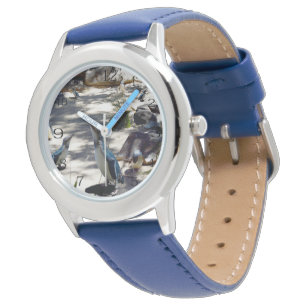 Montre Adorable paradis de pingouin de fée,