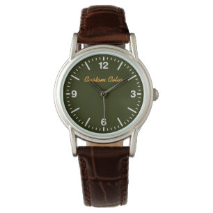 Montre Affichage couleur personnalisé deux