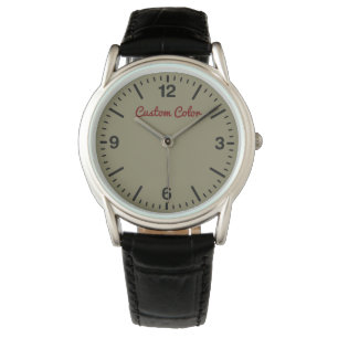 Montre Affichage couleur personnalisé trois