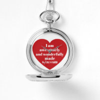 Affirmation de verset biblique positif Cœur rouge 