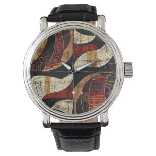 Montre African Tribal Motif Watch