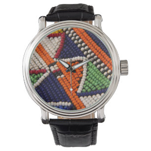 Montre Afrique, Kenya. Perles Tribales Maasai
