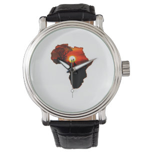 Montre Afrique T Carte Chemise De L'Afrique Le Soleil Sud