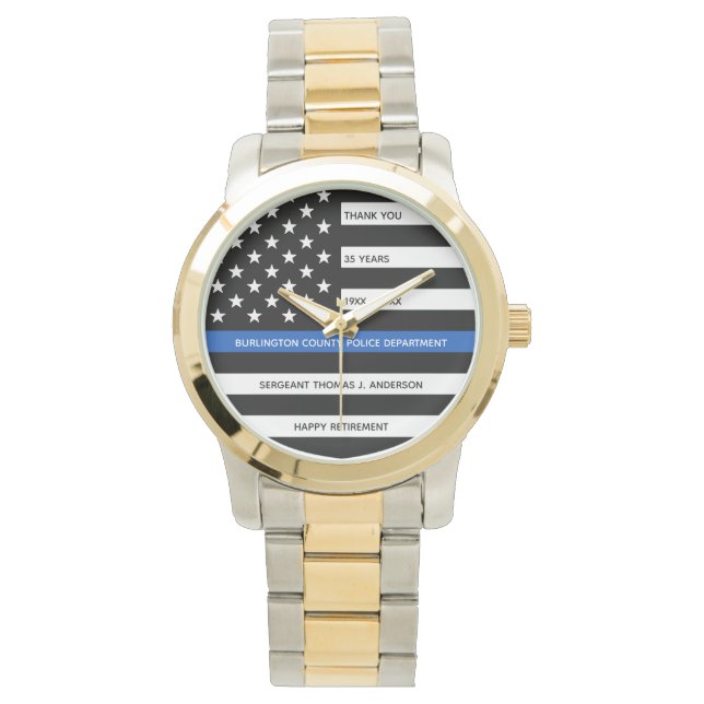 Montre Agent de police Cadeau police application de la lo (devant)