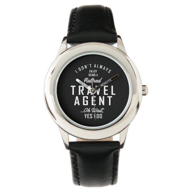 Montre Agent de voyage Travail Titre du travail Cadeau (devant)