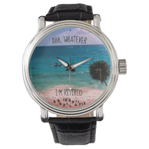 Montre Ahh celui que je sois bateau tropical retiré