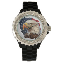 Montre Aigle à drapeau américain