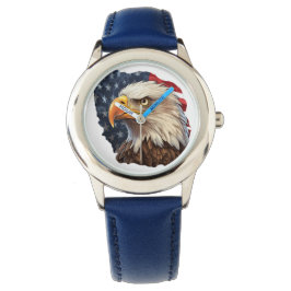 Montre Aigle à drapeau américain