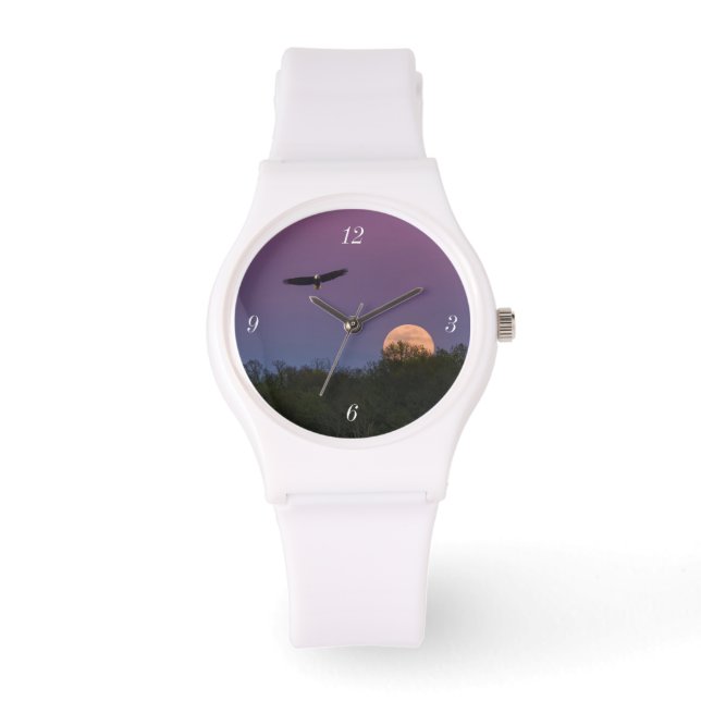 Montre Aigle de la super-lune rose (Recto)