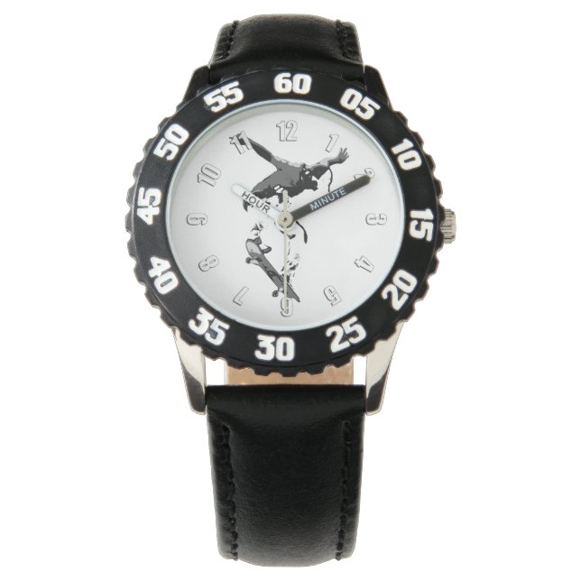 Montre Air Sérieux - Skateboarder (devant)