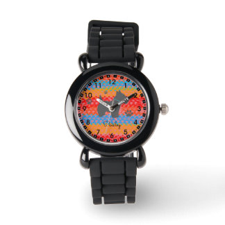 Montre Ajouter Nom filles mignonnes personnalisées chien 