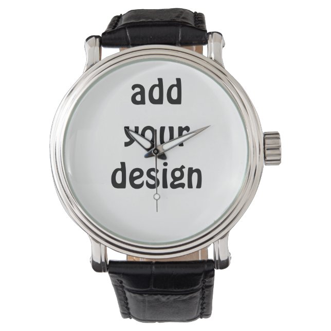 Montre ajouter votre conception (devant)