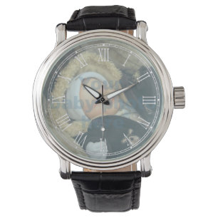 Montre Ajouter votre propre photo Roman numere visage bla