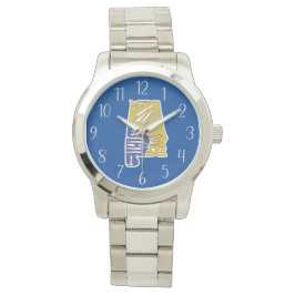 Montre Alabama surnom Word Art