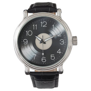 Montre Album Black Vinyl Record