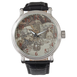 Montre Alice Anniversaire Non-Anniversaire Lapin Chapeaut