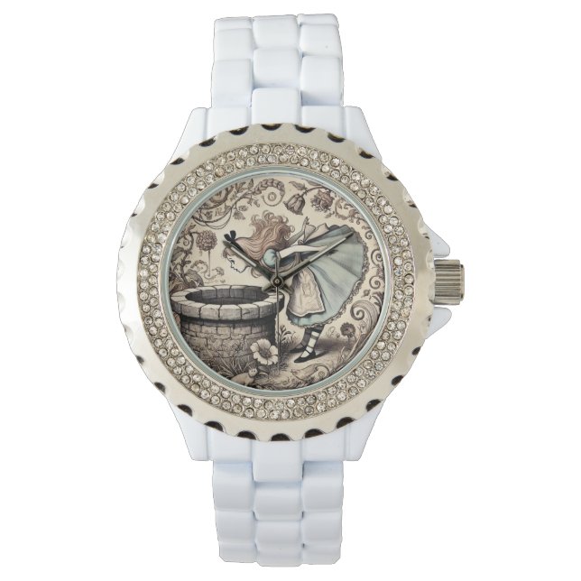 Montre Alice Down the Well Wonderland (devant)