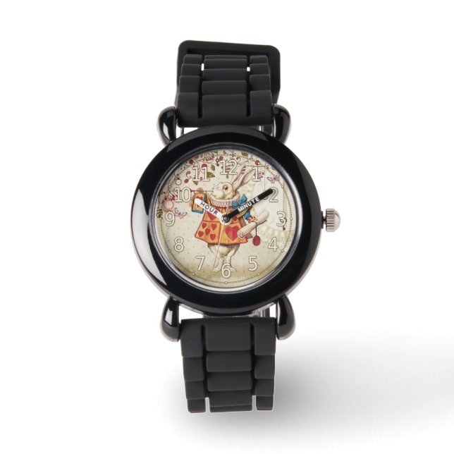 Montre Alice Wonderland White Rabbit Watch (Recto)