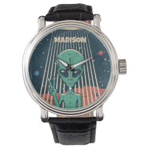Montre Alien UFO de nom personnalisé