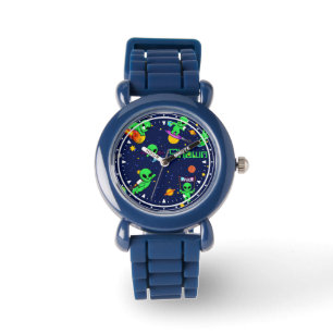 Montre Aliens personnalisés dans l'espace