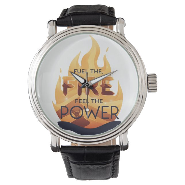 Montre Alimenter le feu sentir l'arbre de motivation de l (devant)