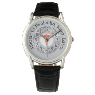 Montre allergie alimentaire d'urgence Médicale do-it-your