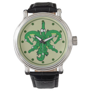 Montre Alligator Fleur De Lis